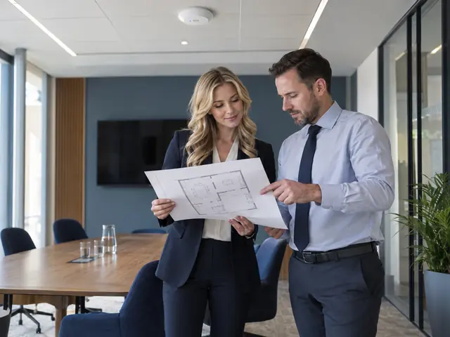Meraki consultant planning wireless coverage with an office manager