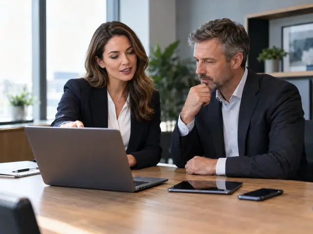 Discussing cyber security solutions for a business