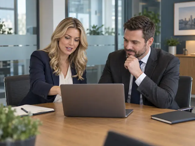 IT adviser explaining managed service provider support to a business owner